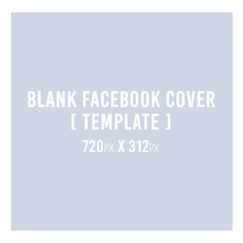 Blank Facebook Cover